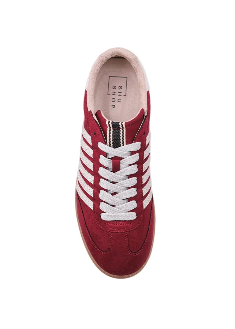 Stevie Sneaker - Wine Suede