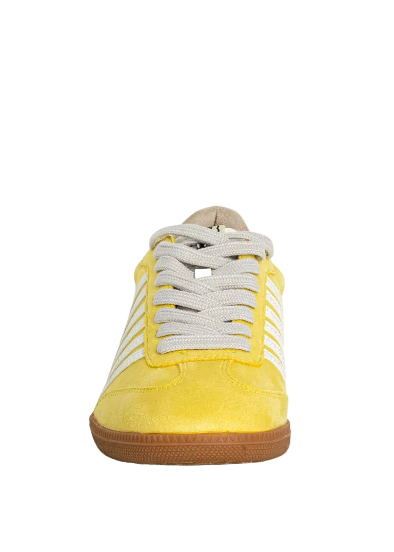 Stevie Sneaker - Yellow Suede