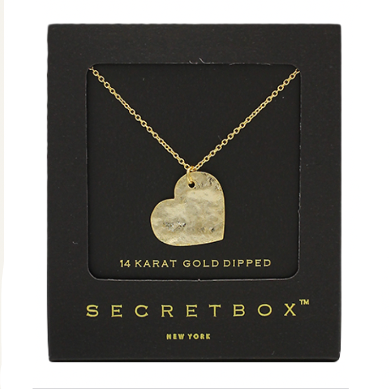 Hammered Heart Necklace