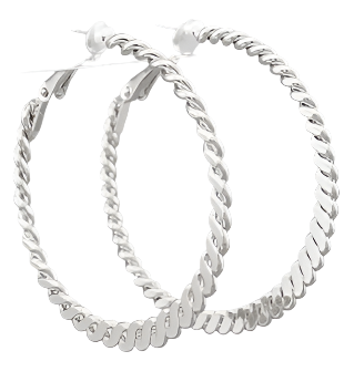 Textured Metal Hoops - Assorted