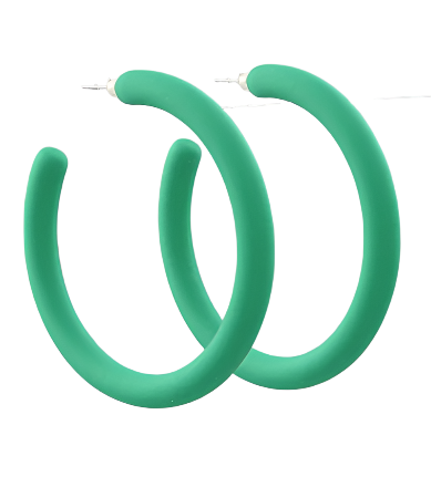 50Mm Color Coat Hoops - Green