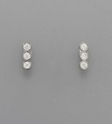 CZ Bar Studs - Assorted