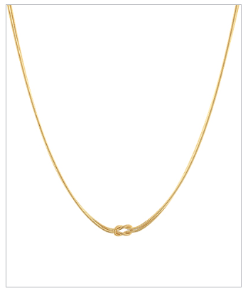 Double Snake Chain Necklace