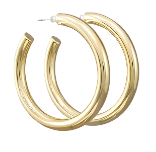 45mm Ring Brass Hoops