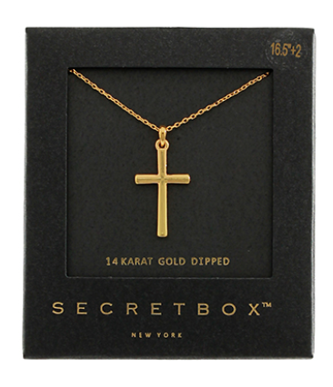 Cross Pendant Necklace - Gold