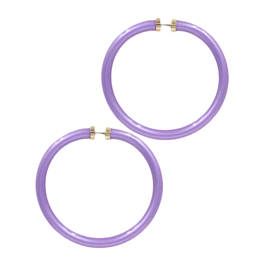 Tube Jelly Endless Hoops- Purple