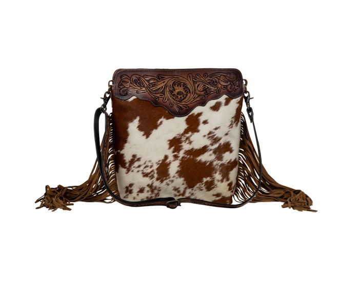 Artesia Way Fringed Hand Tooled Bag