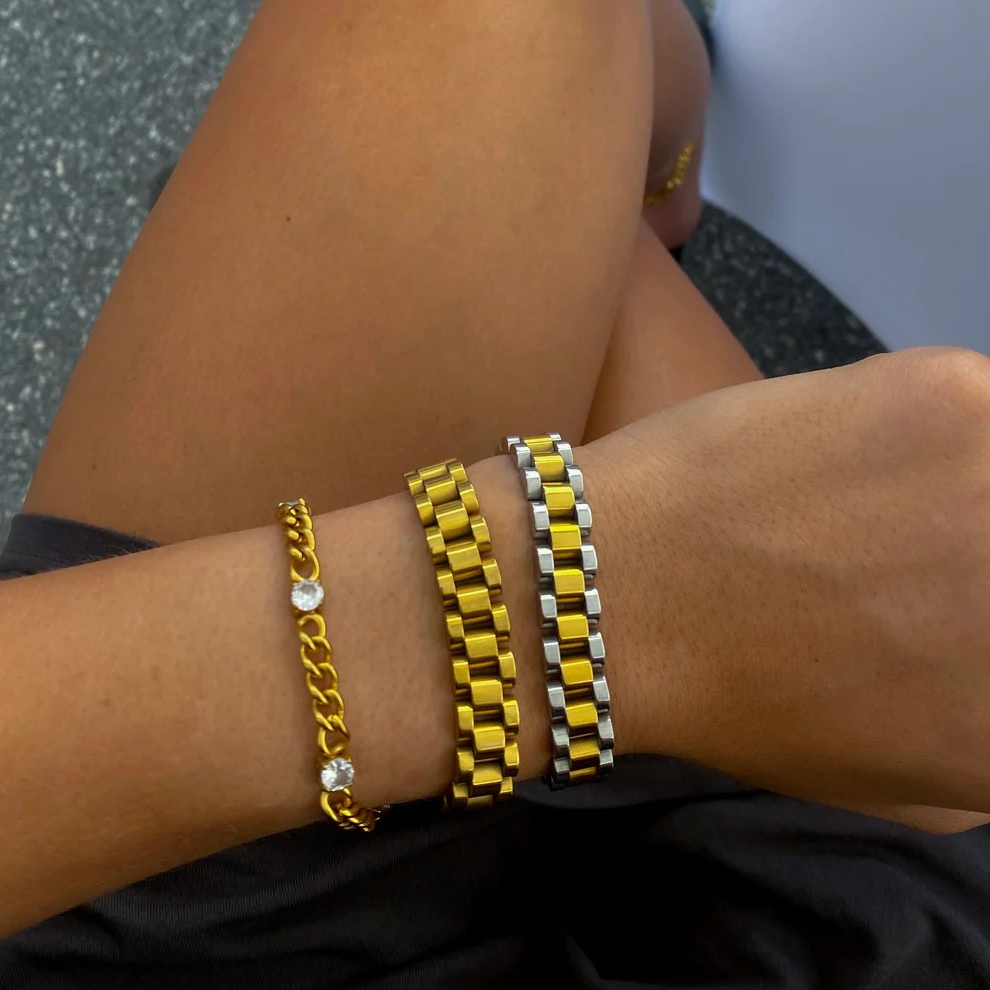 Two-Toned Watch Band