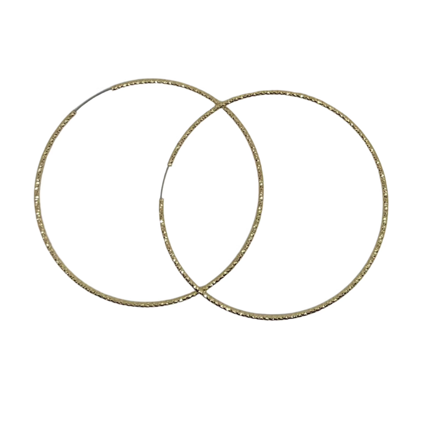 Textured Brass Hoop