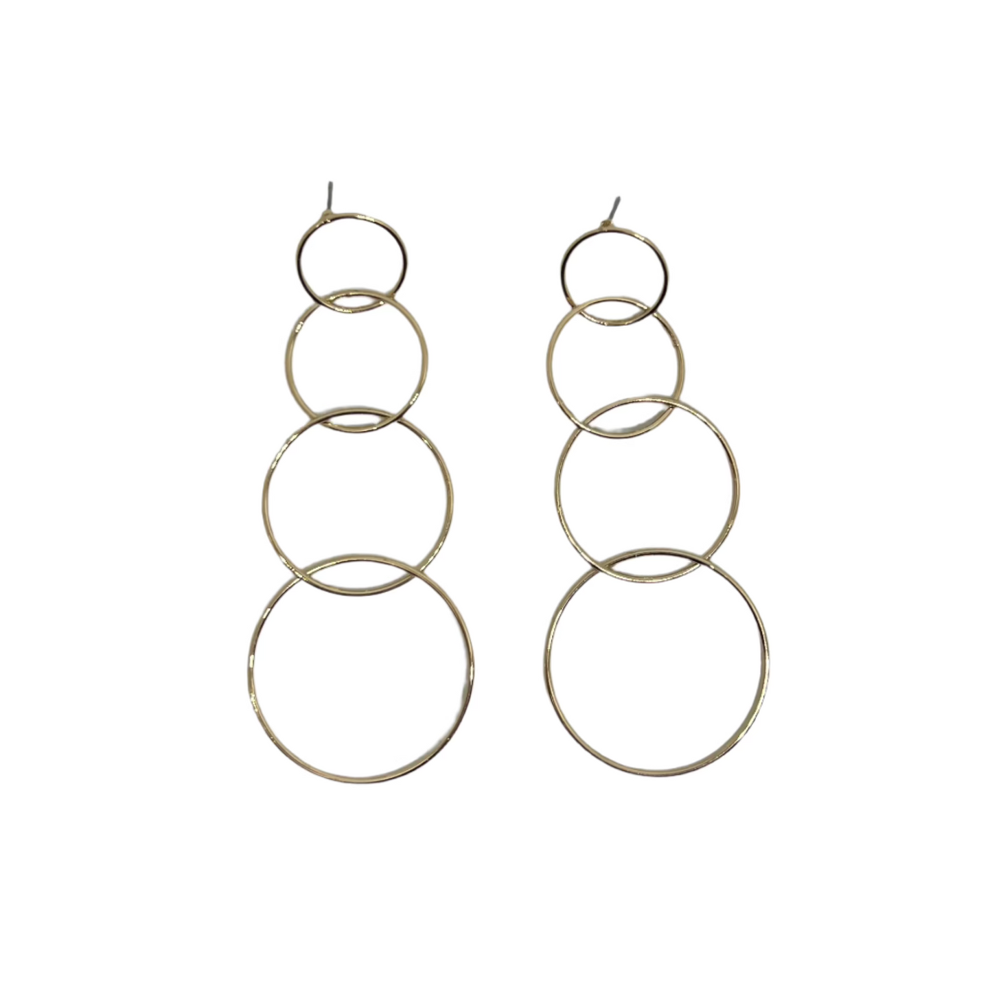 Circle Link Linear Earring