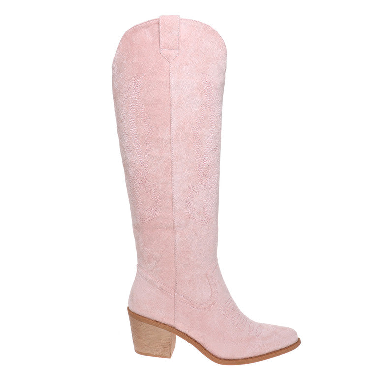 Wilder Boot - Lt Pink Suede