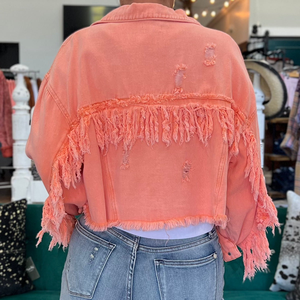 S & L Boutique Chasing That Neon Rainbow Jacket