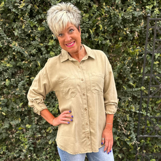 Perfect Utility Top- Pistachio