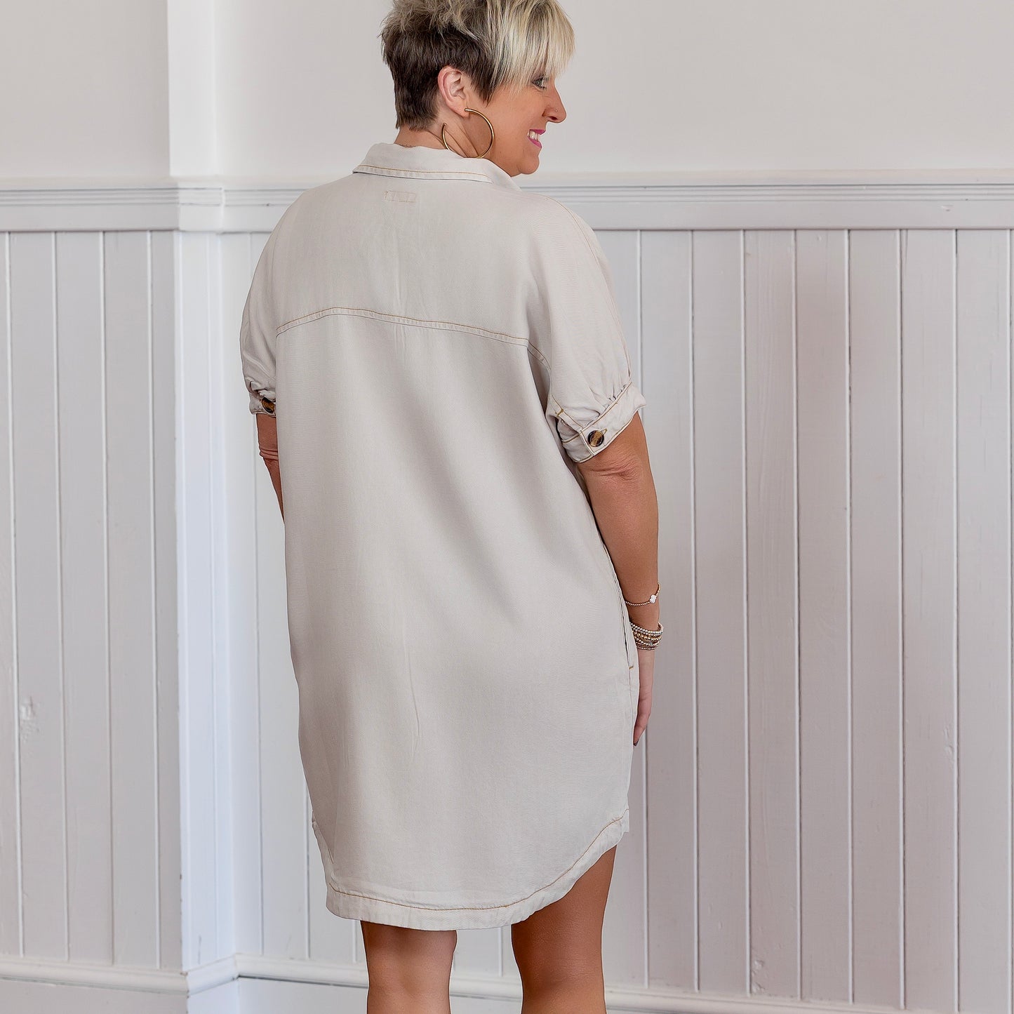 Breezy Babe Dress - Khaki