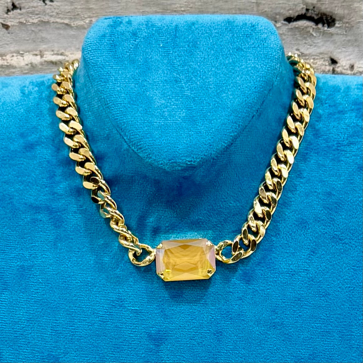 TOVA Darcy Necklace - Misty Yellow