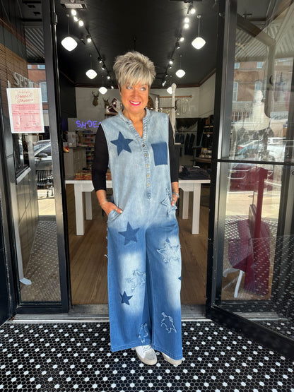 Blue Haven Romper - Denim