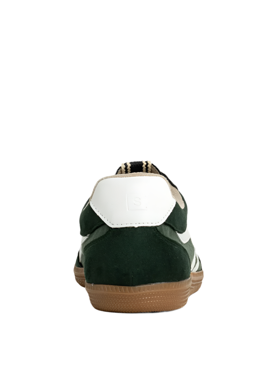 Sasha Sneaker - Green Suede