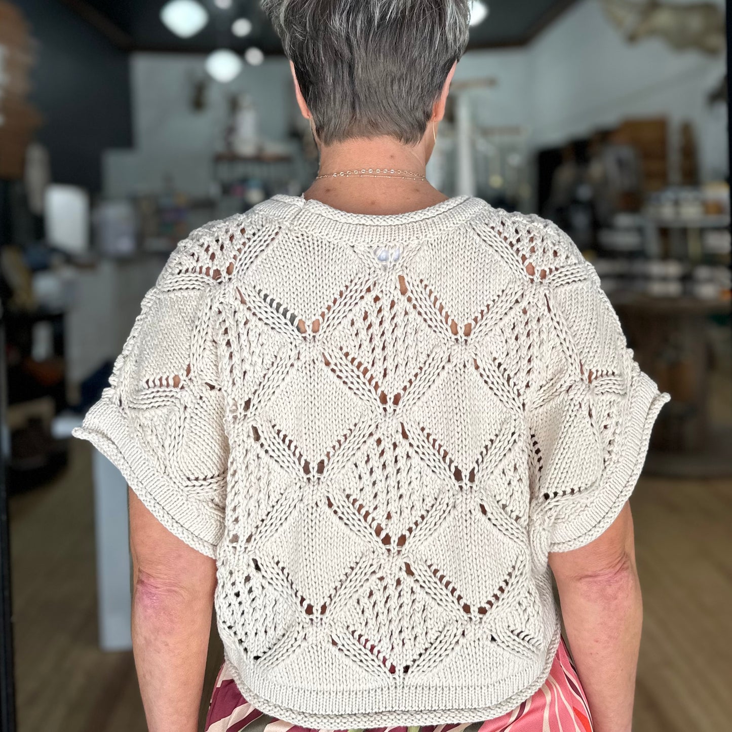 Crochet Knitted Daydream Top