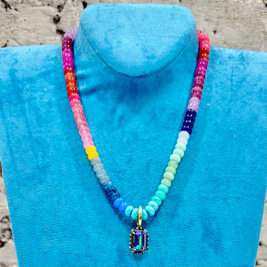 TOVA Rainbow Necklace - Rainbow