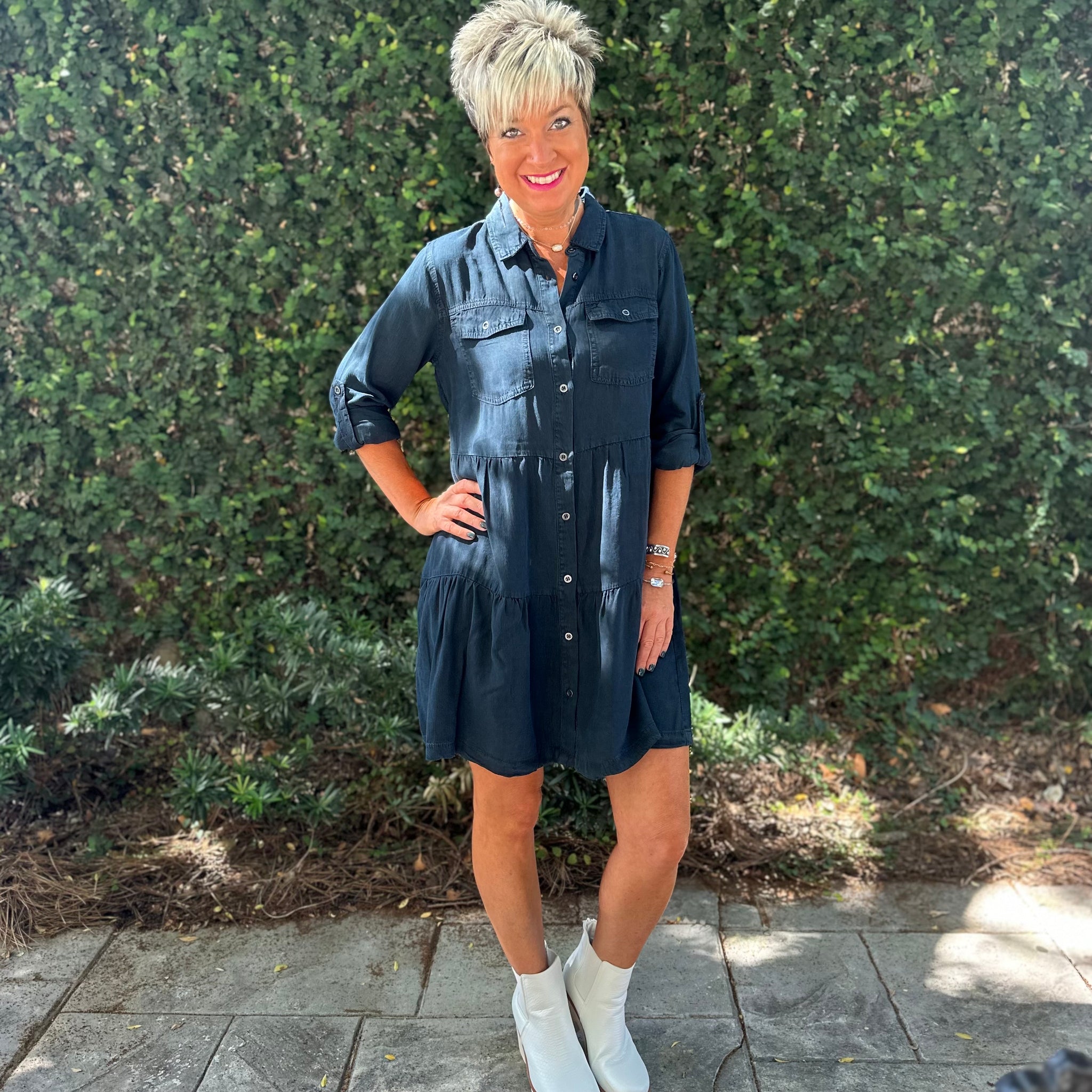 A Wild West Dress - Navy