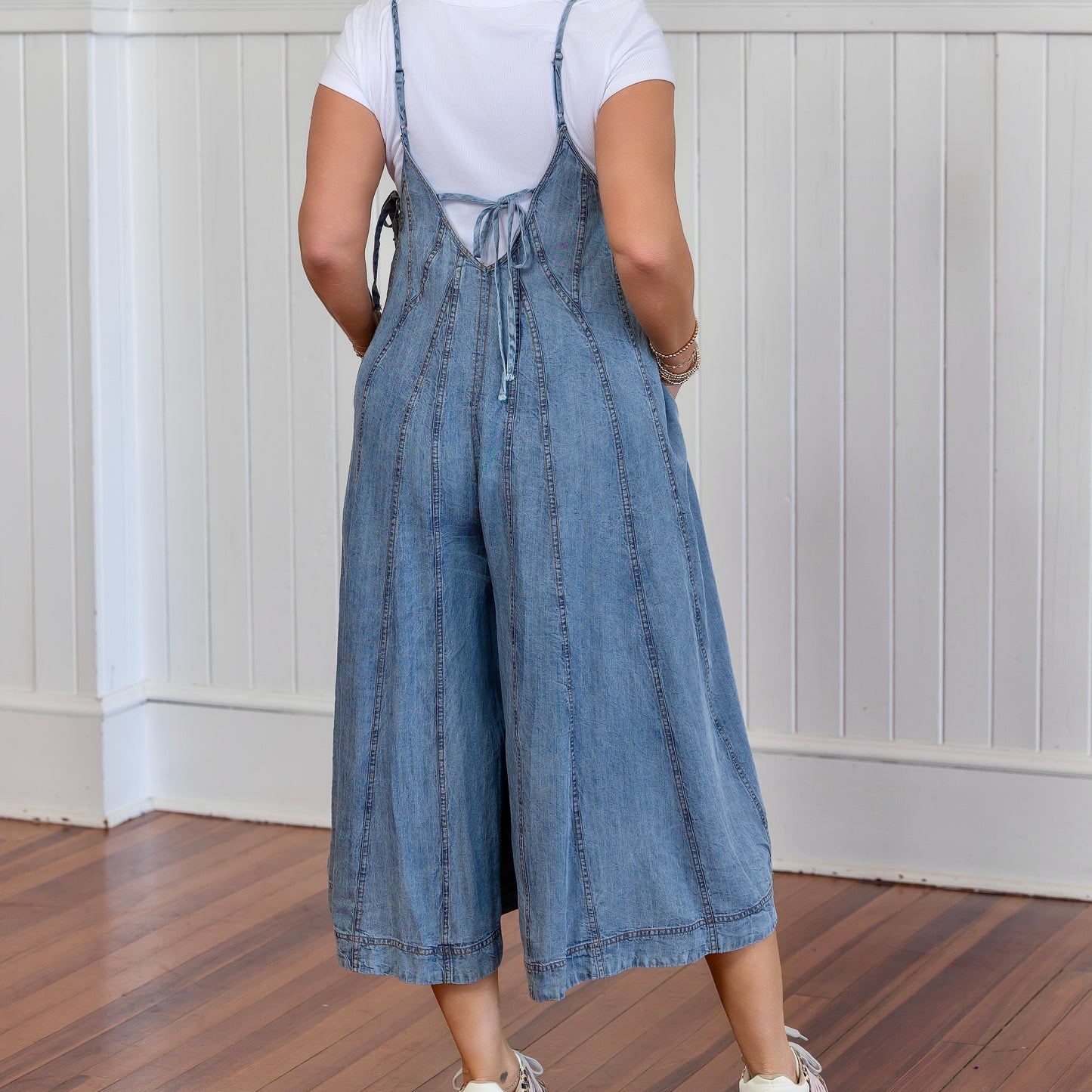 Boujee in Denim Jumpsuit - Assorted