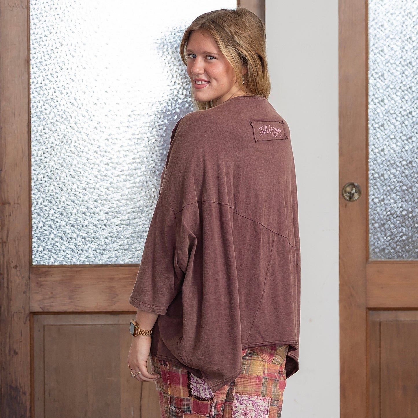 Be Free Top - Vintage Sangria