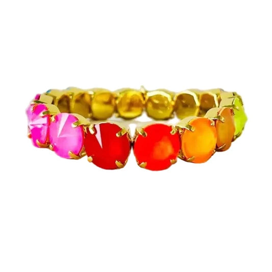 TOVA Croatia Stretch Bracelet - Candy Crush Opal