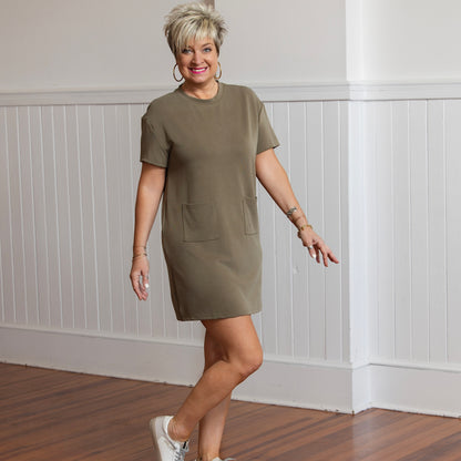 Ultimate Tee Dress - Sage