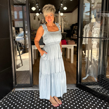 Love is in the Air Dress - Chambray