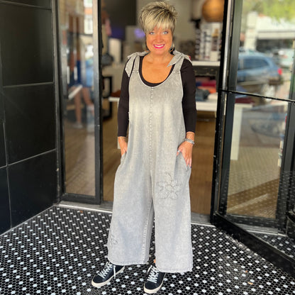 Ease Your Mind Jumpsuit - Ash