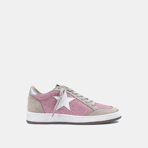 Paz Sneaker - Pink Glitter