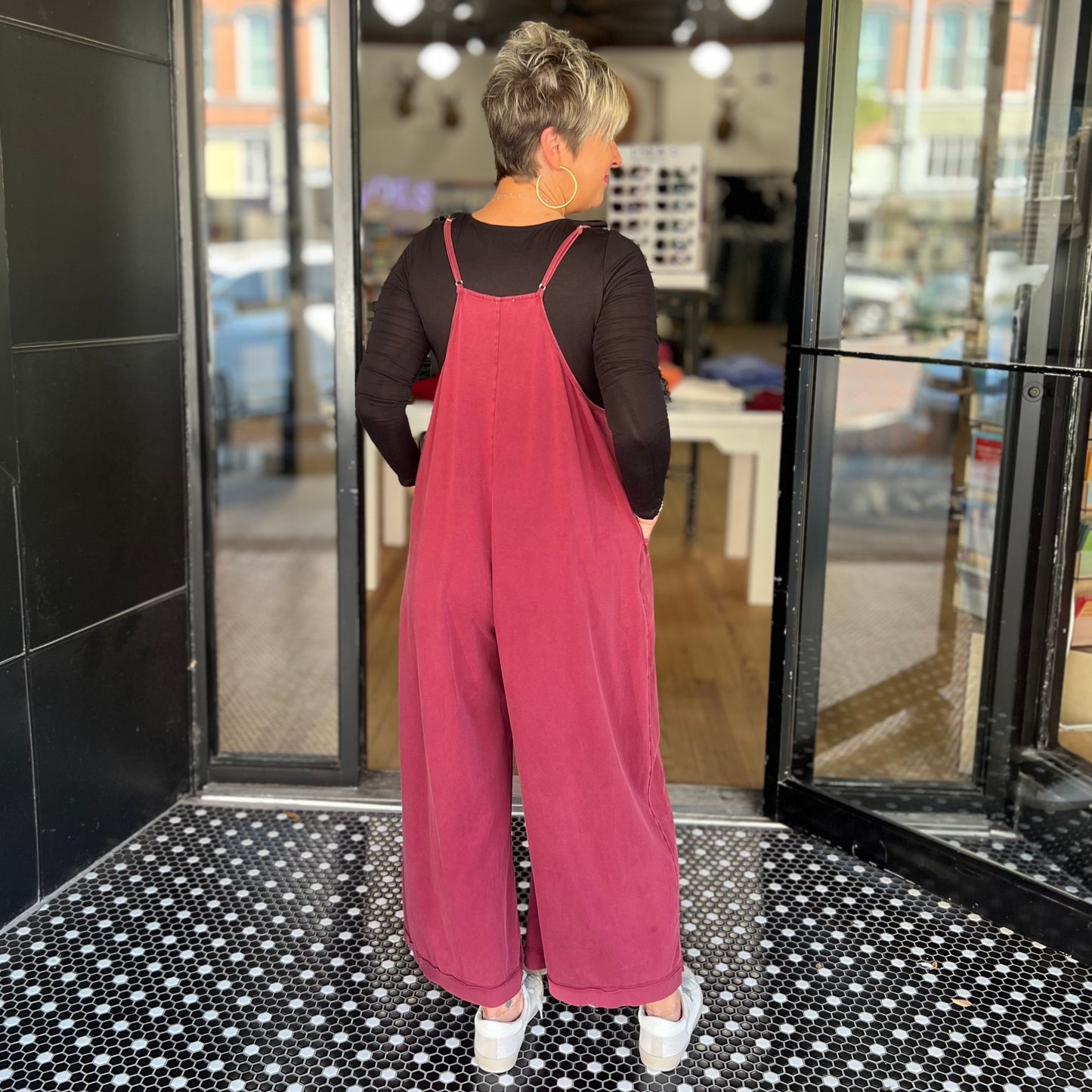 Dana's Favorite Jumpsuit - Burgundy