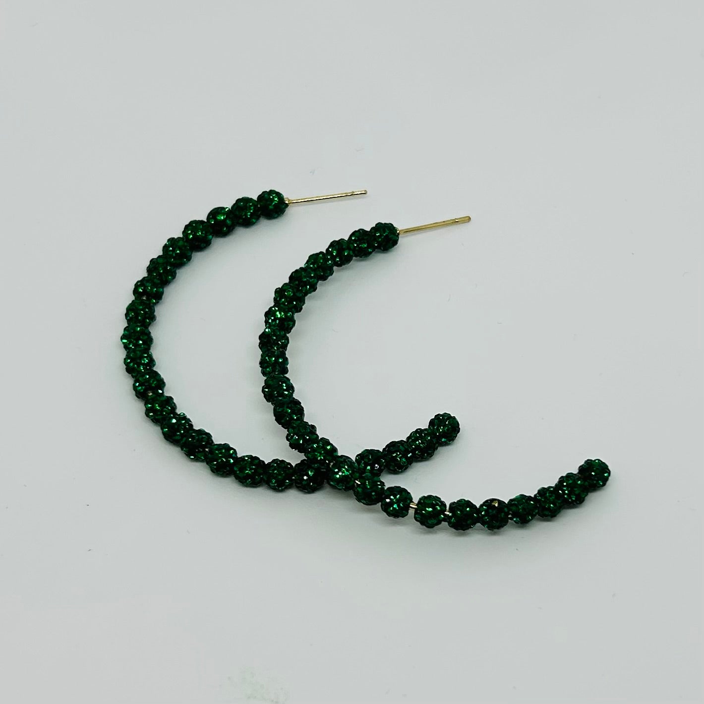 Fireball Open Hoop - Lt. Peach, Emerald, Jet