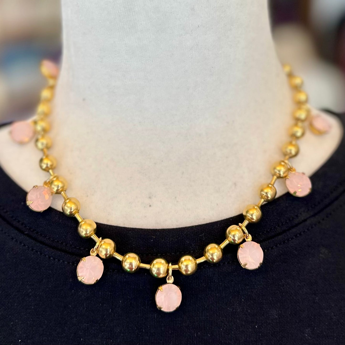 The Aubrey Necklace- Pink