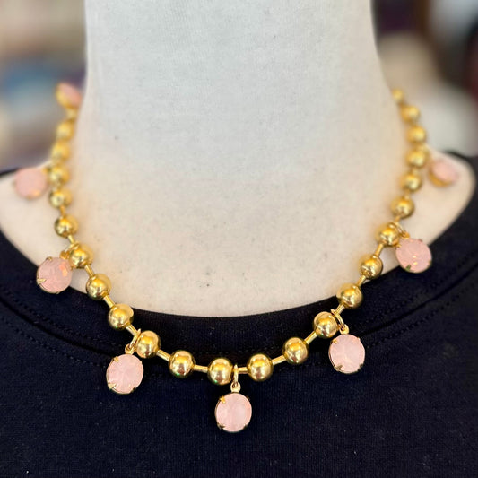 The Aubrey Necklace- Pink