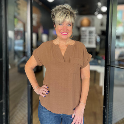 Savvy in Mocha Top