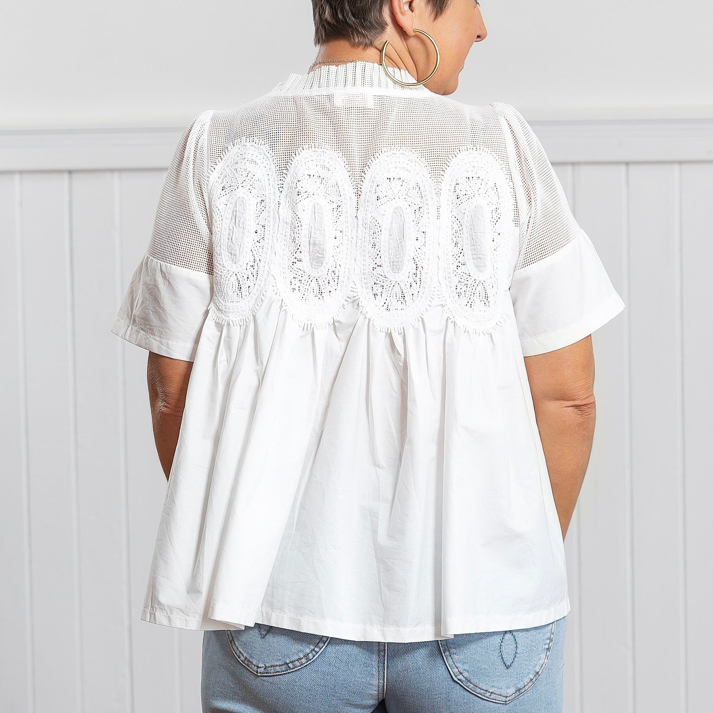 She's a Keeper Top - White