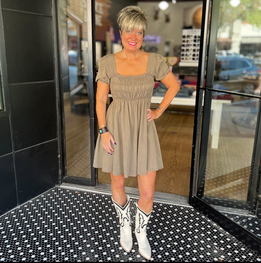 Made for Kate Dress - Mocha