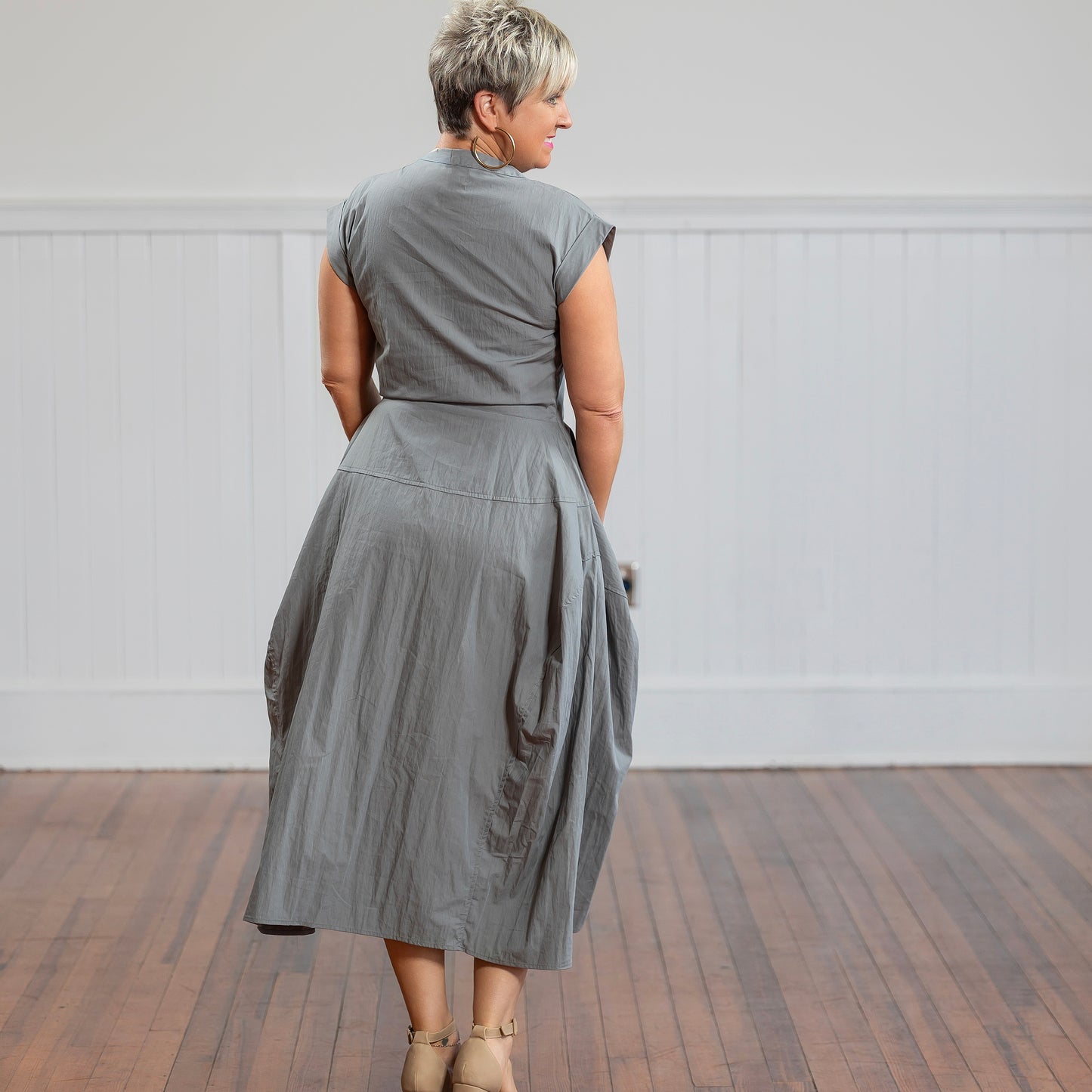 She's Got the Look Dress - Charcoal