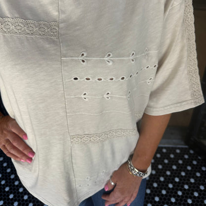 Have My Eyelets on You Top