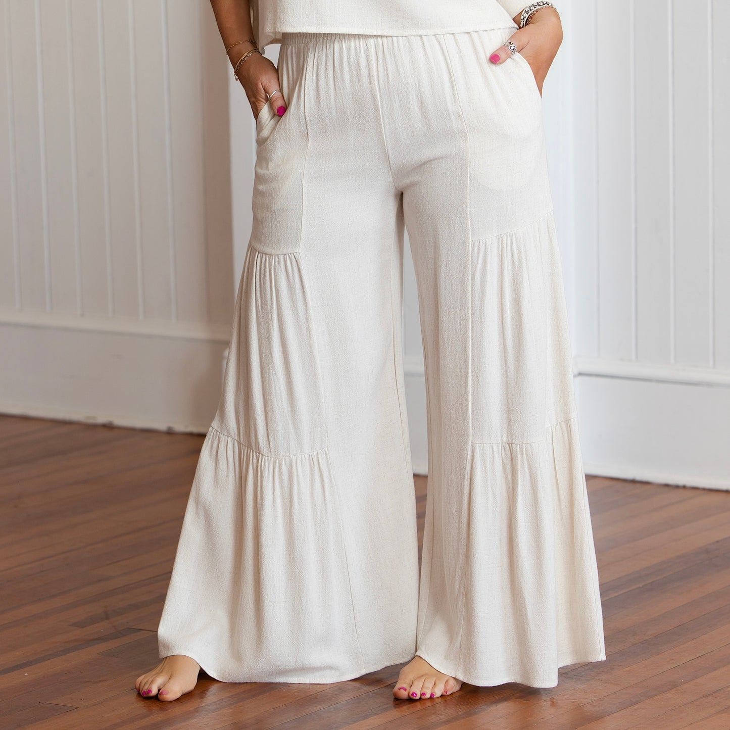 Beach Babe Pants - Natural