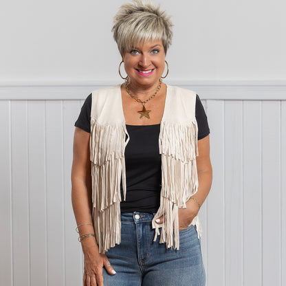 Amarillo By Morning Vest - Natural