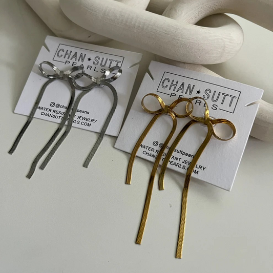 Large Bow Earrings