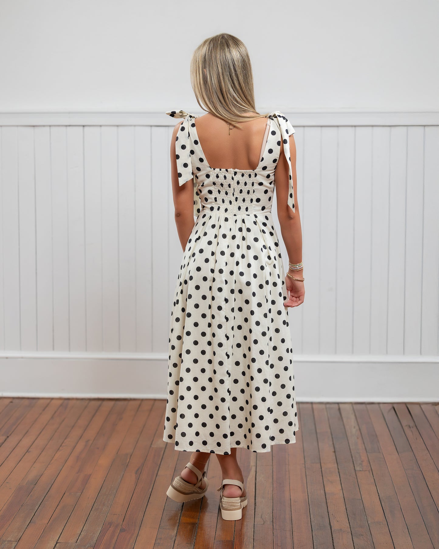 Perdita Polka Dot Dress