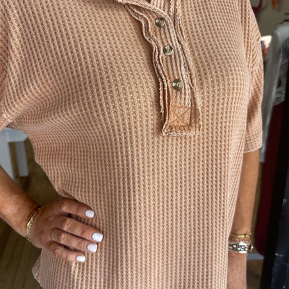 Natural Feelin' Top - Almond