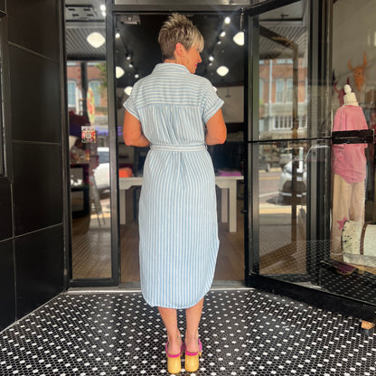 The Hamptons Dress- Chambray
