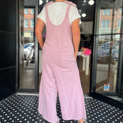 Ease You're Mind Jumpsuit - Mauve