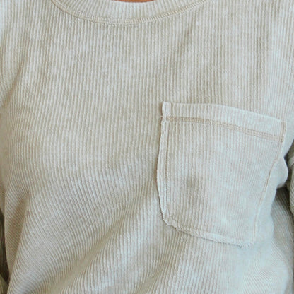 The Blake Top- Khaki