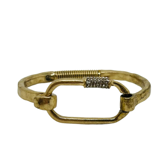 Hammered Carabiner Hook Bracelet