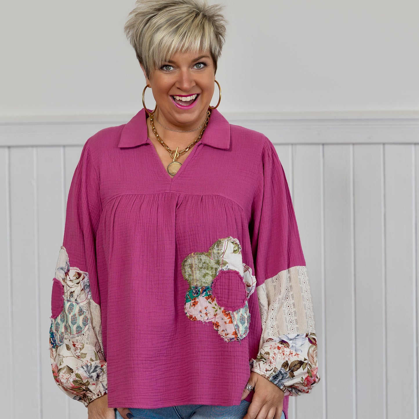 Nomad Flow Top - Magenta